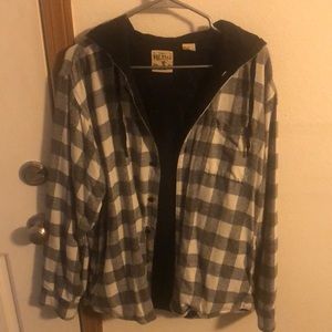 Red Head button up causal jacket